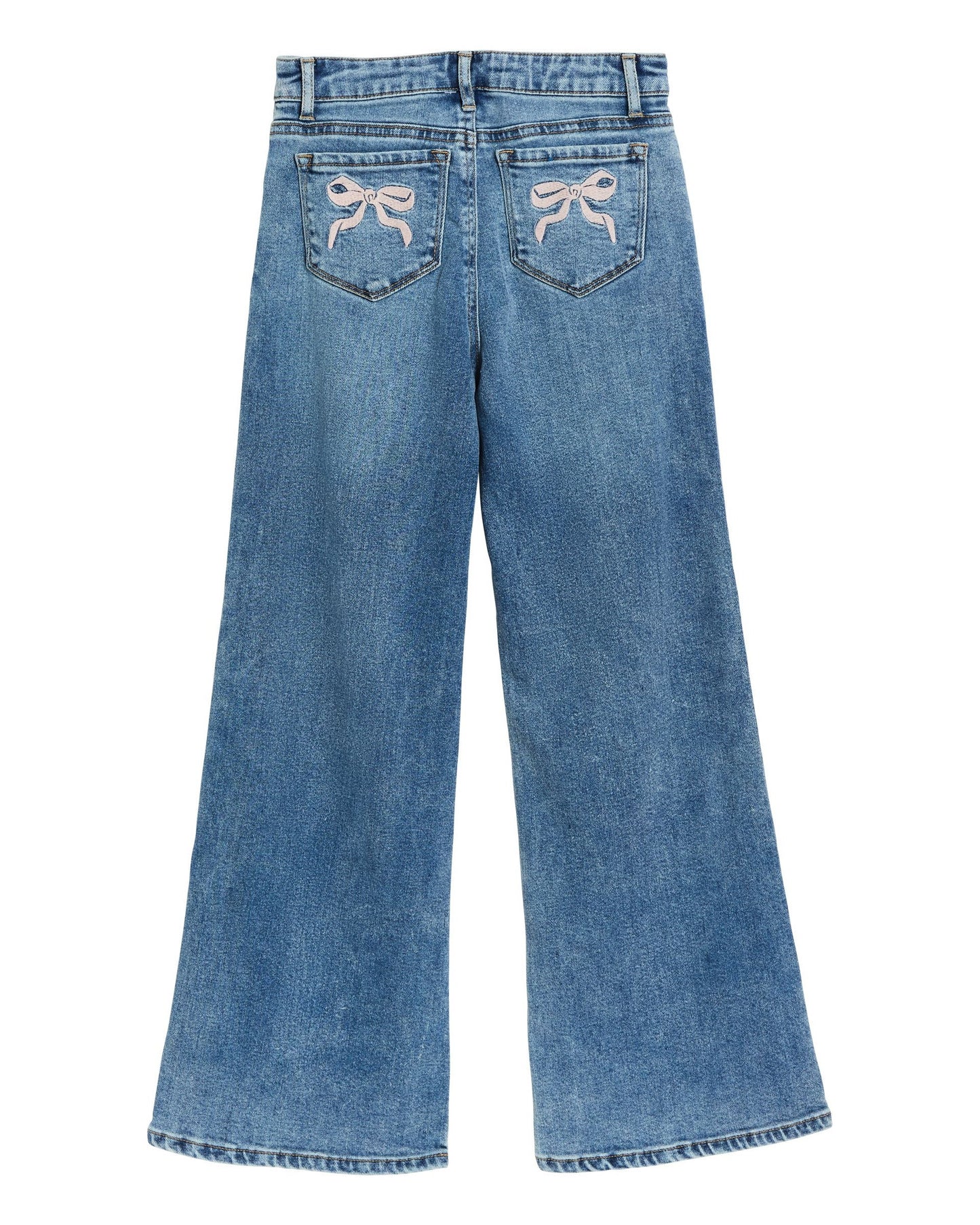 Wide Leg Jean W/ Bow Pockets