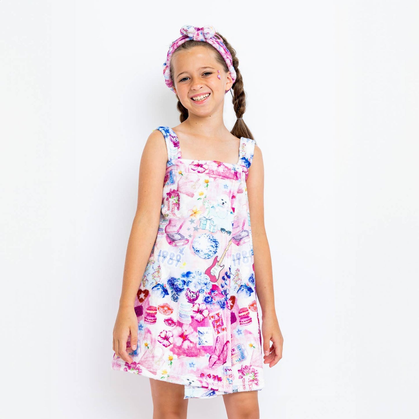 Girls Plush Pop Princess Spa Headband