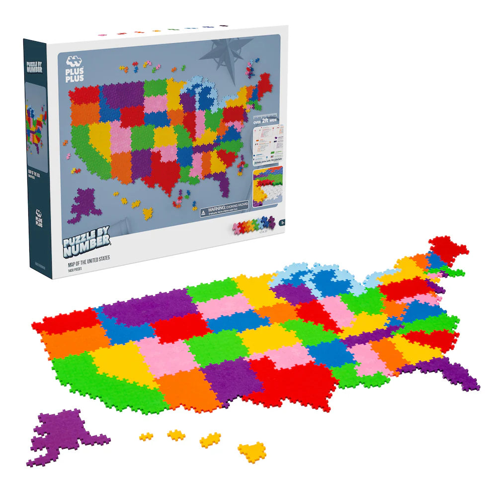 Puzzle by Number USA Map