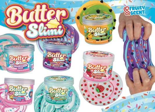 Butter Slimi Strawberry Swirl