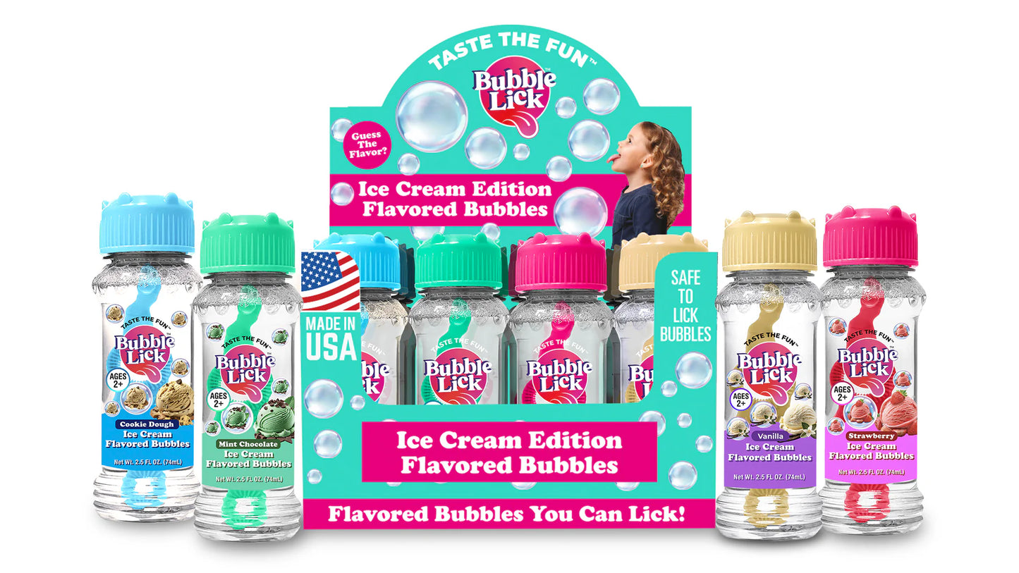 Ice Cream Edition Flavored Bubbles