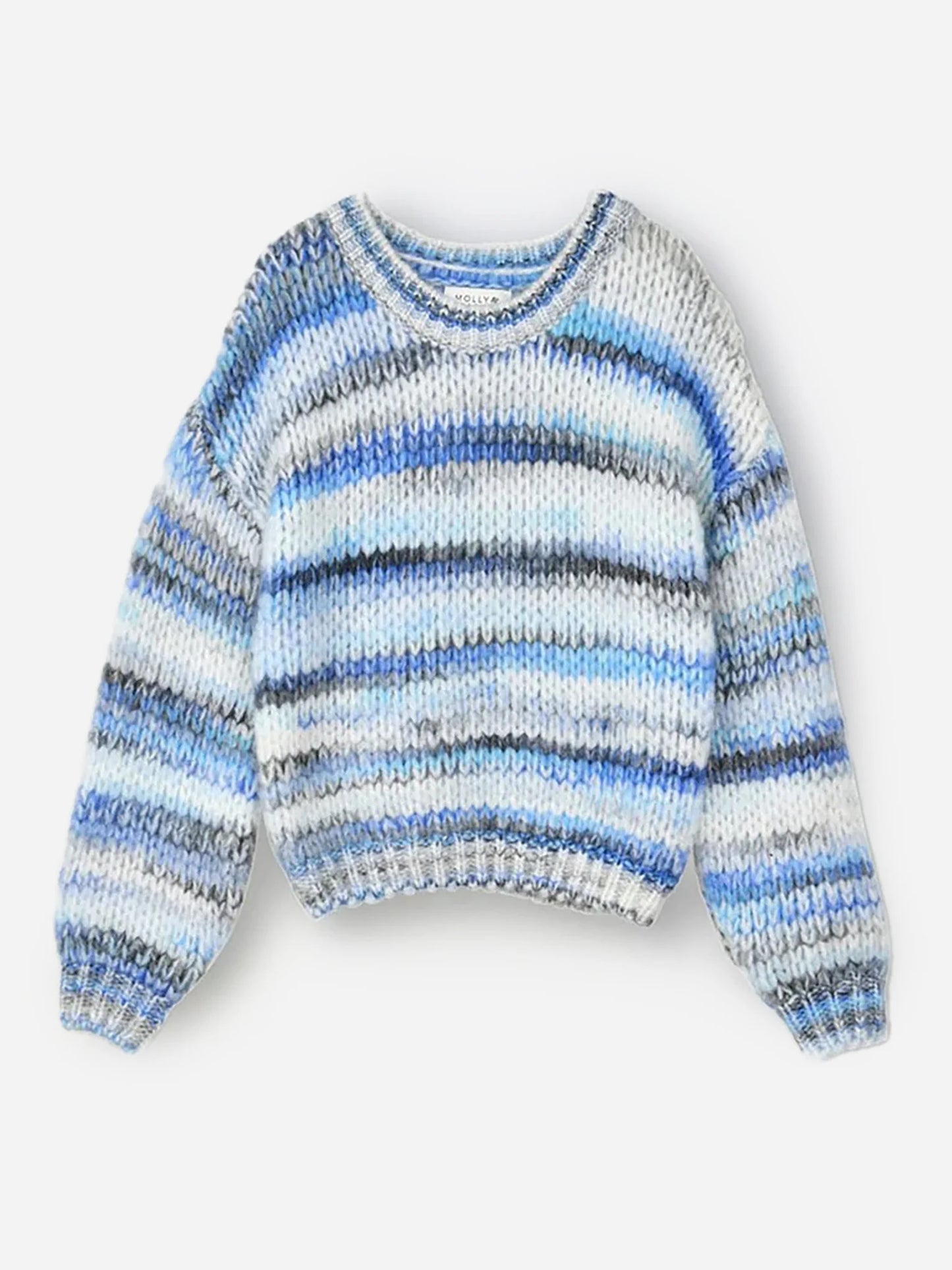 Girls Knitted Sweater - Blue