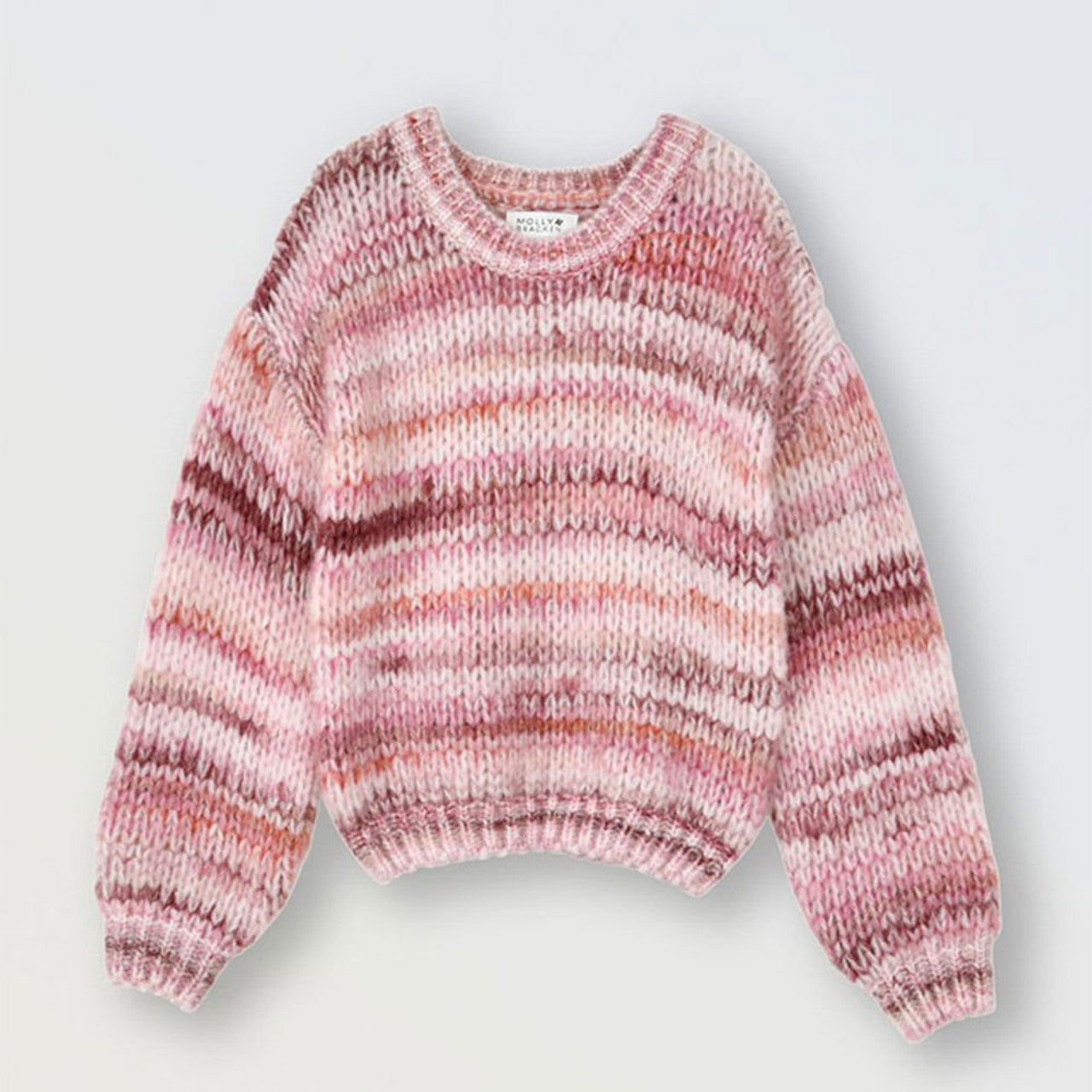 Girls Knitted Sweater - Pink
