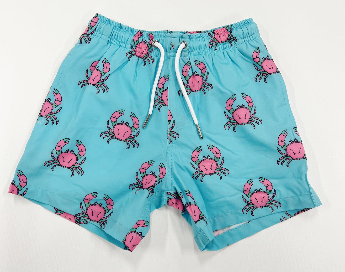 Pink Crabs Swim Trunks