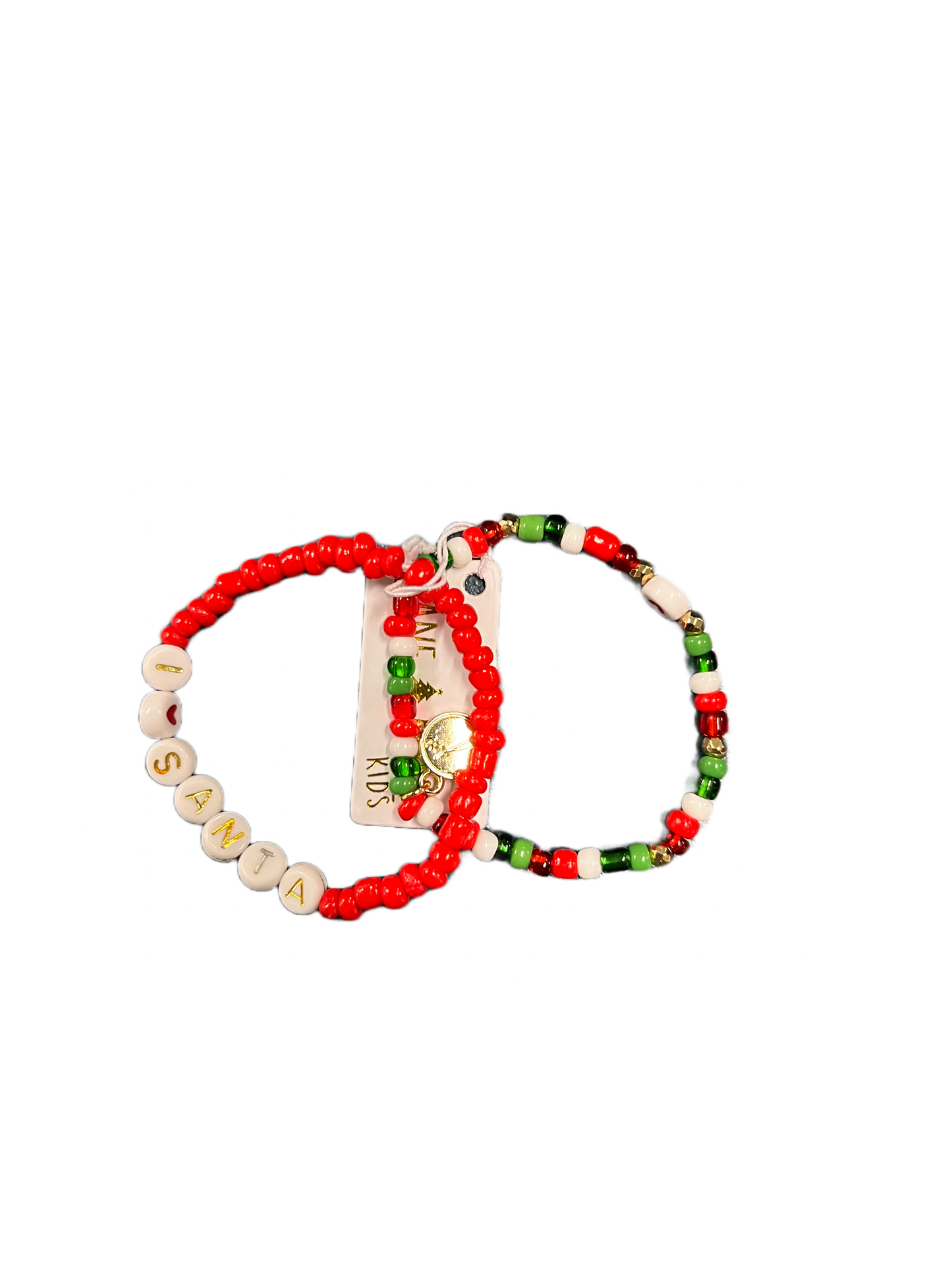 Kids Christmas Bracelet Set- I Love Santa