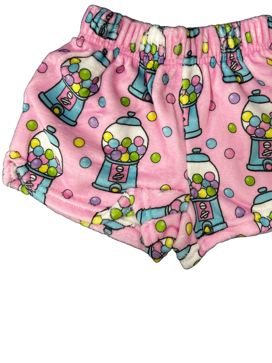 Bubblegum Fun Plush Shorts