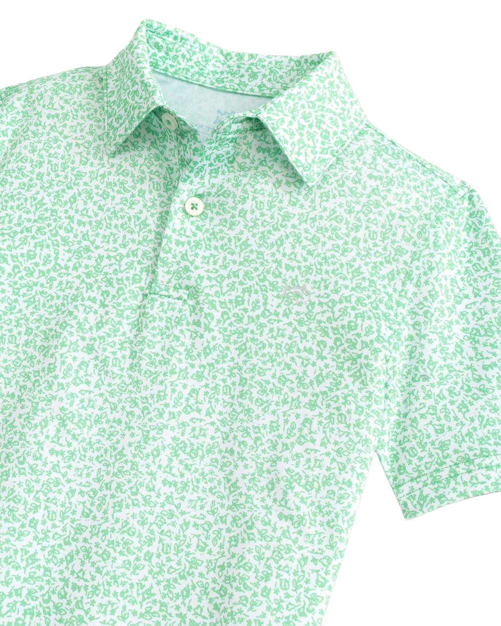 Youth Flower Frenzy Perf Polo