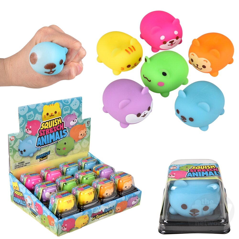 Squish Squeezy Mini Animals 2"