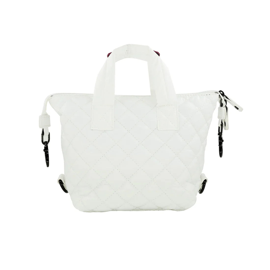 White BC Quilted Bag