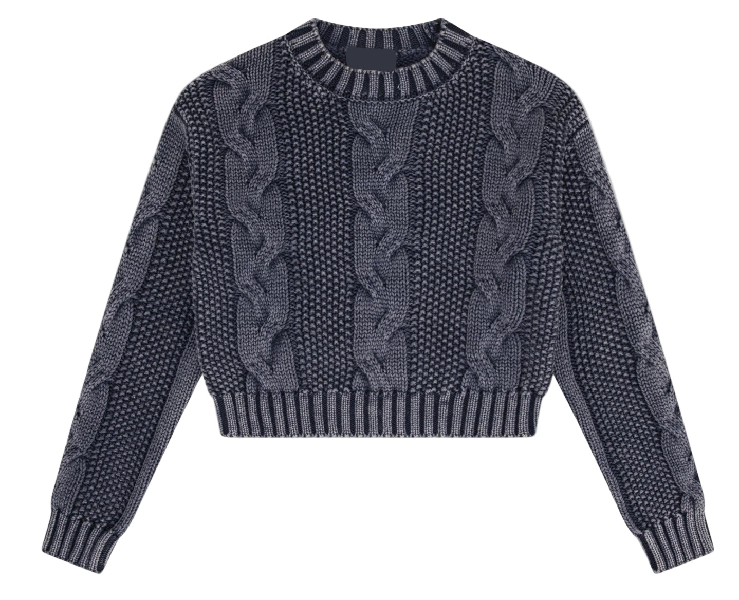 Cable Knit Crop Sweater