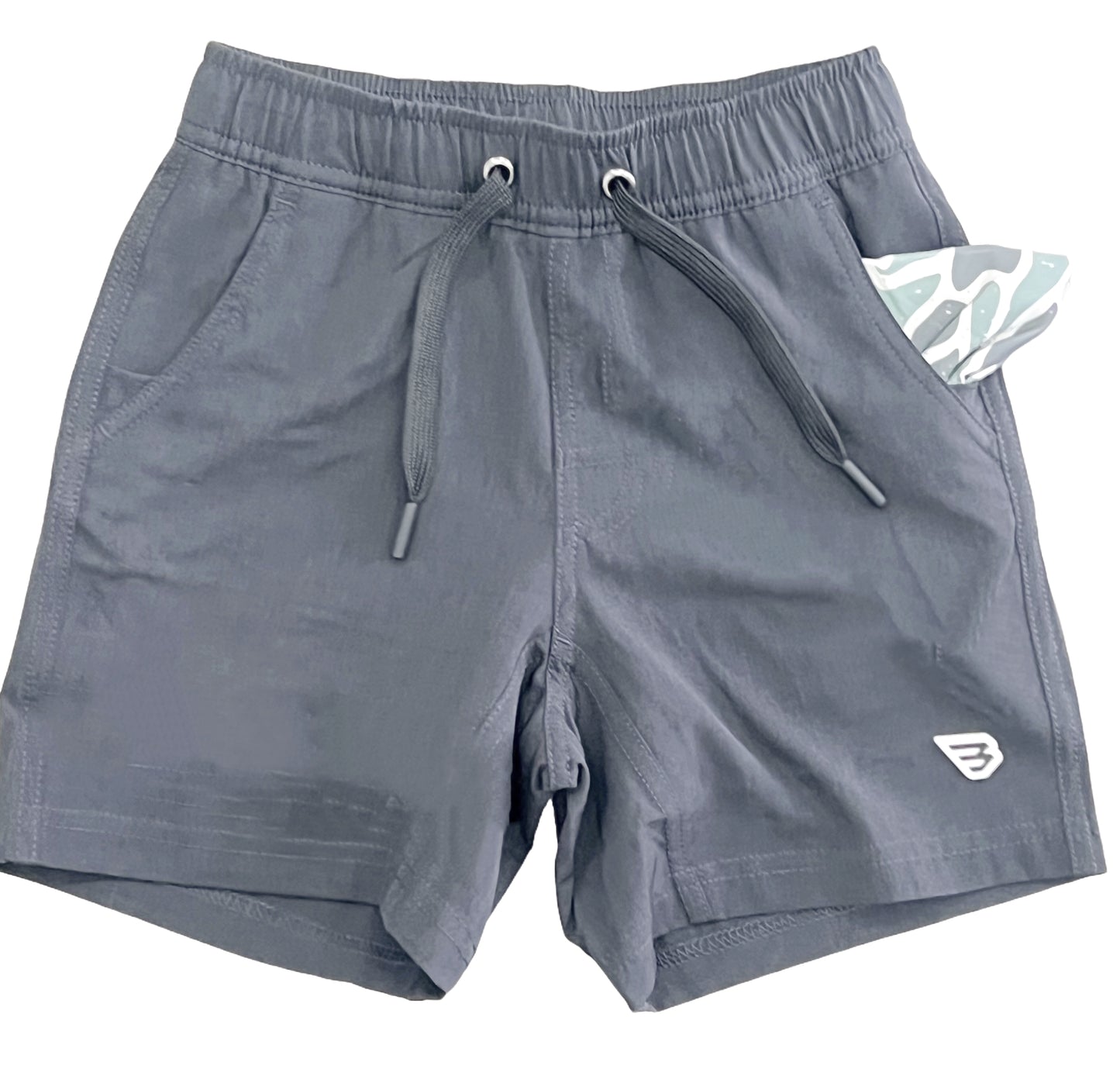 Youth Athletic Shorts Retro Duck Camo Liner