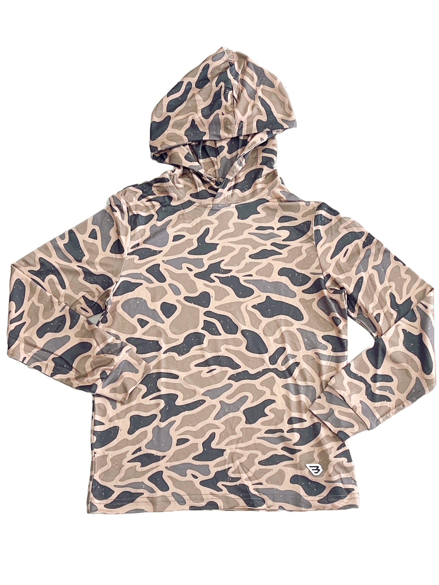 Youth Gauge Camo Perf Hoodie