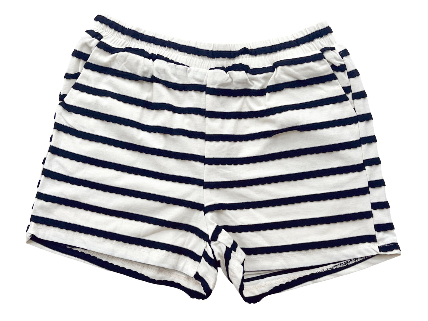 Stripe Knit Shorts