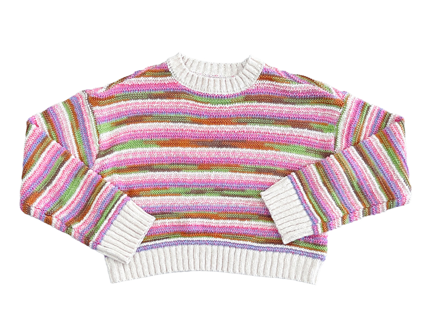 Natural Brown Combo Sweater