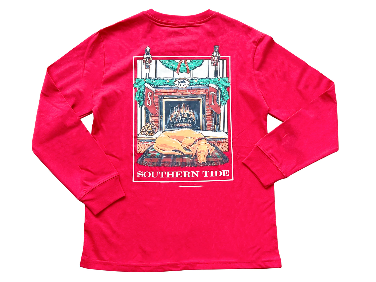Cozy Fireplace LS Tee
