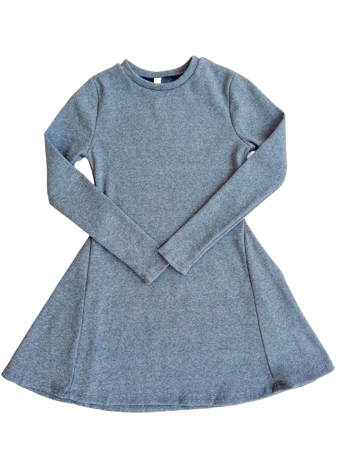 Cotton Rib Flare Mini Dress