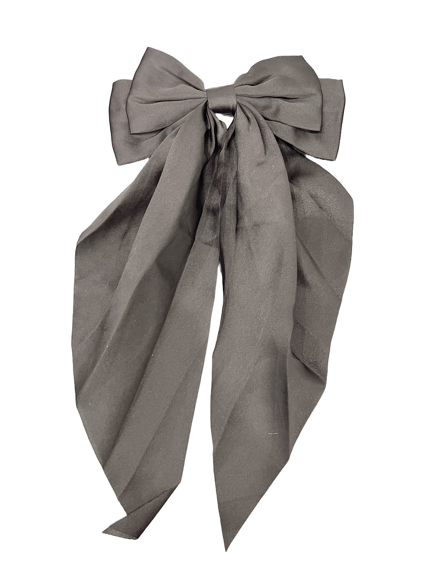 Satin Bow Tail Clip