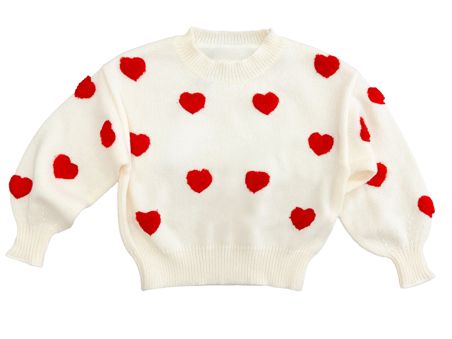 Red Hot Heart Sweater