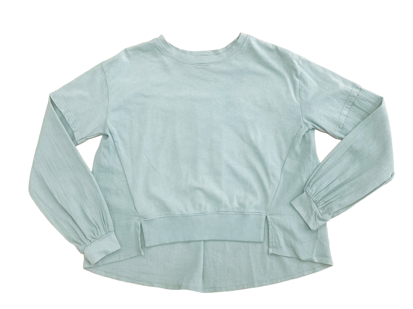 Cotton Gauze Mixed Media Top