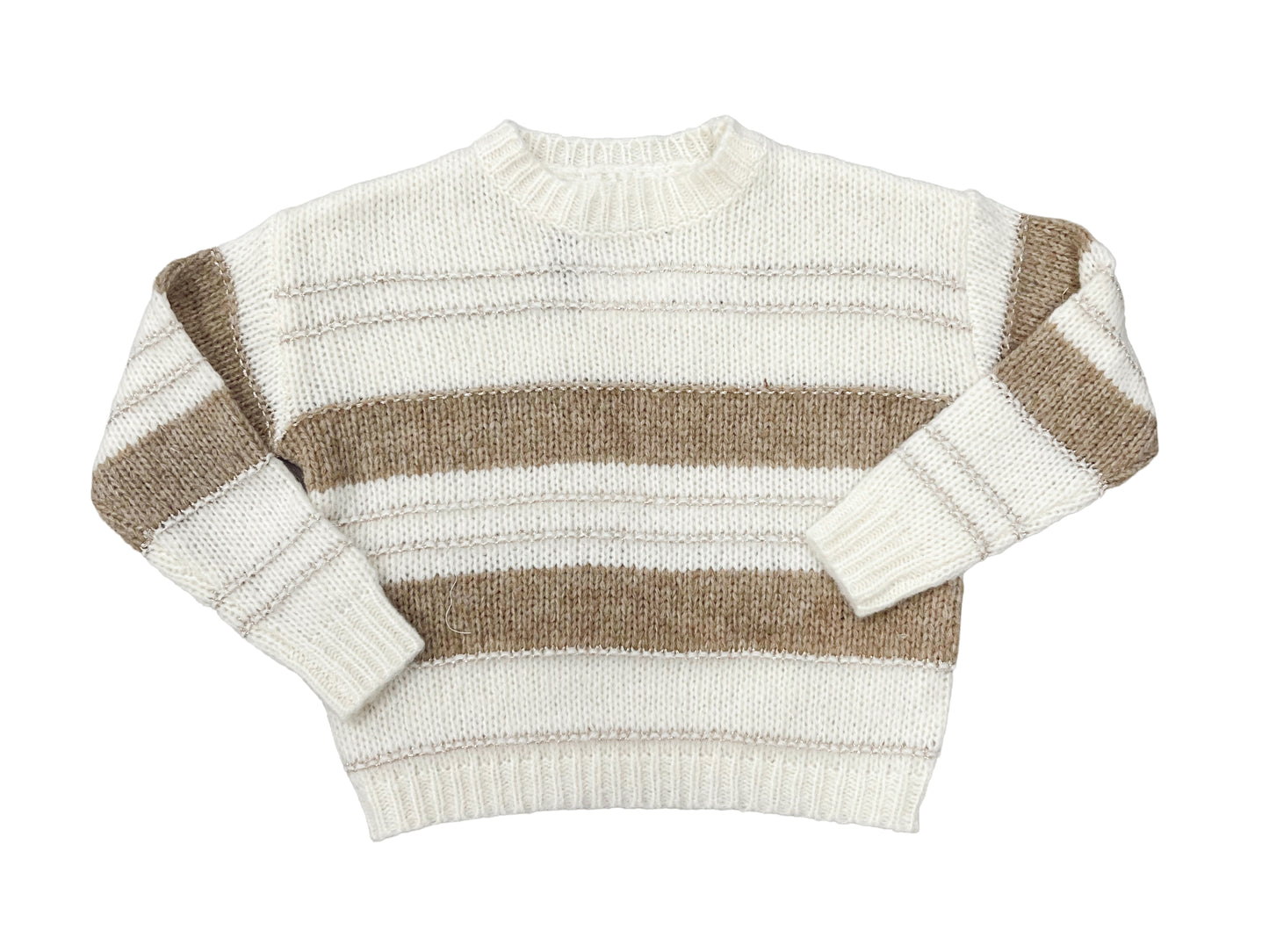 2 Toned Striped Knitted Sweater