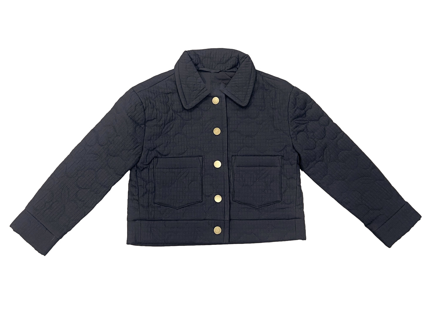 Cropped Ribbed Petal Jacket