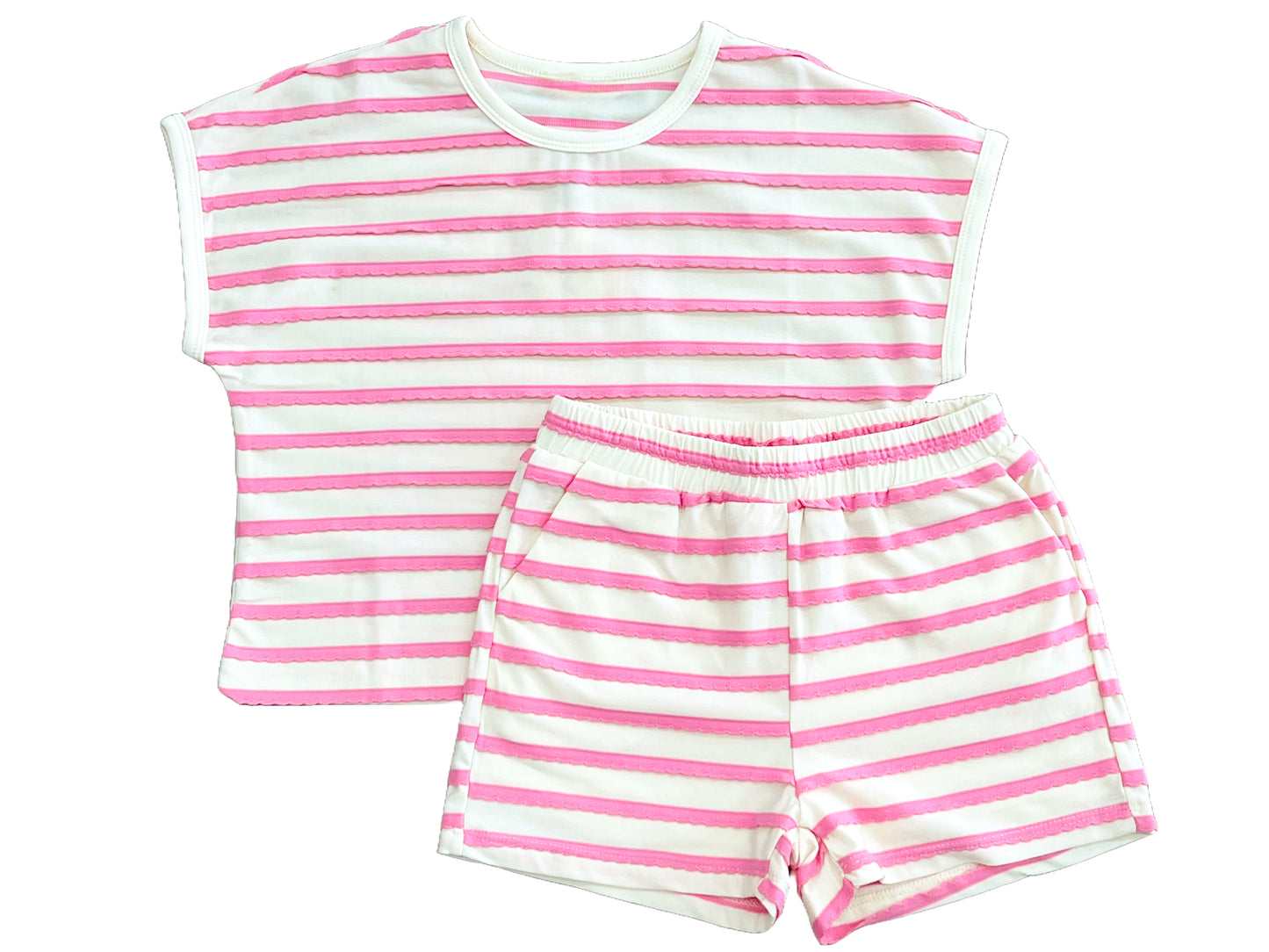 Stripe Knit Shorts