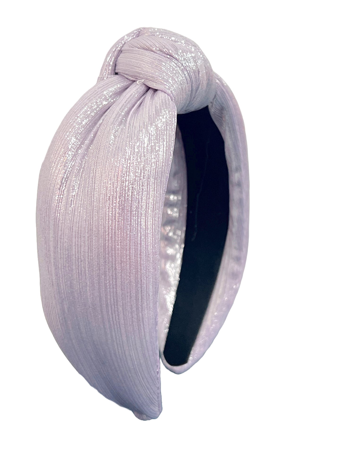 Shimmer Metallic Headband Lavender