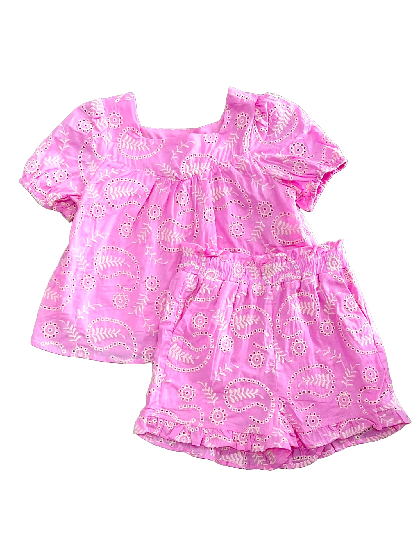 Botanical Smocked Waist Short