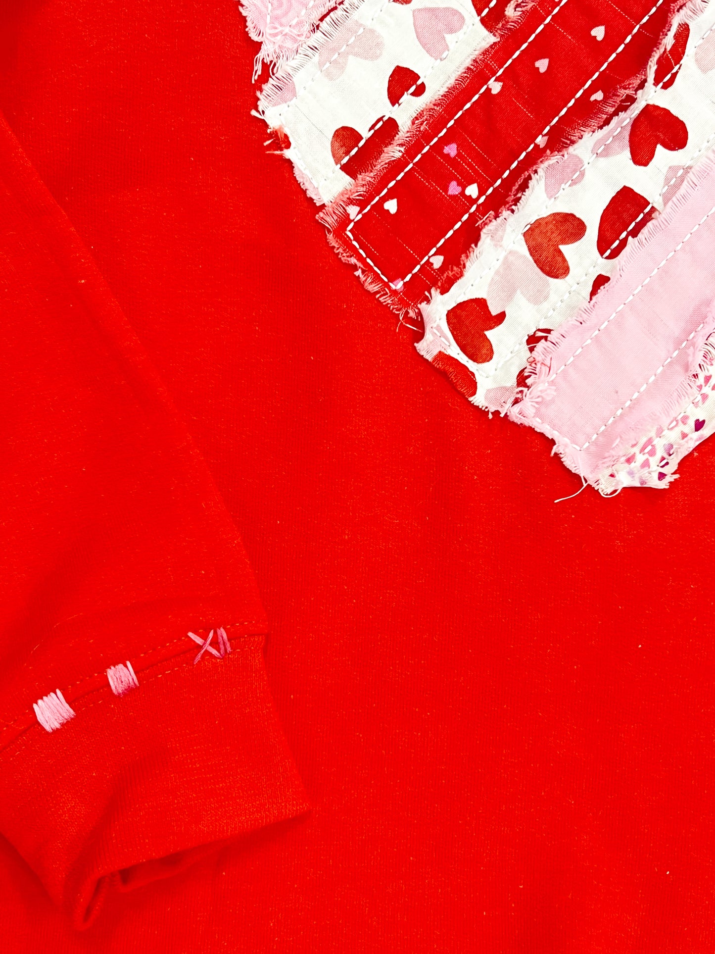 Custom Valentines Heart Sweatshirt