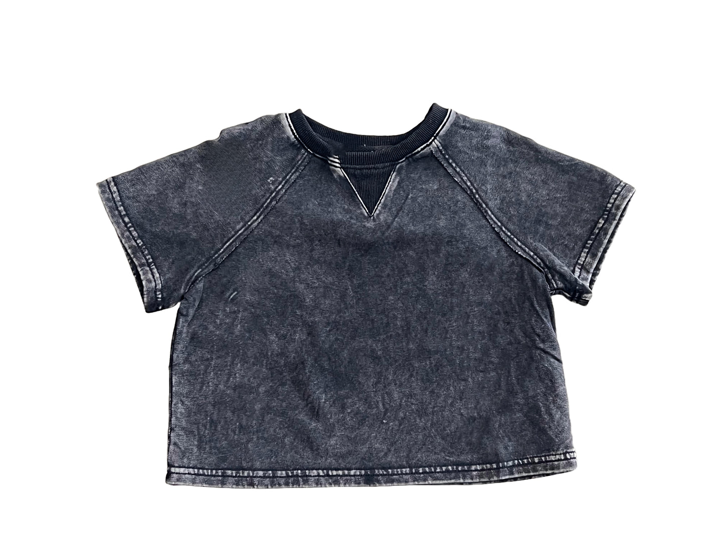 Washed Knit Sweatshirt