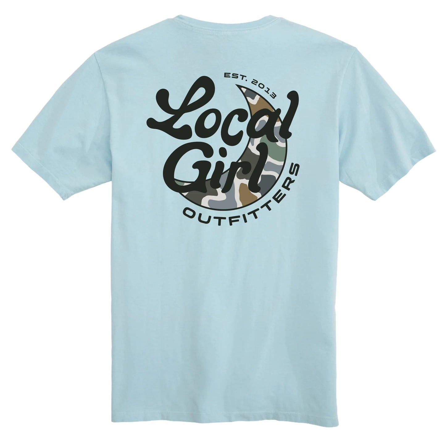 Local Girl Bluff Groovy Moon Tee