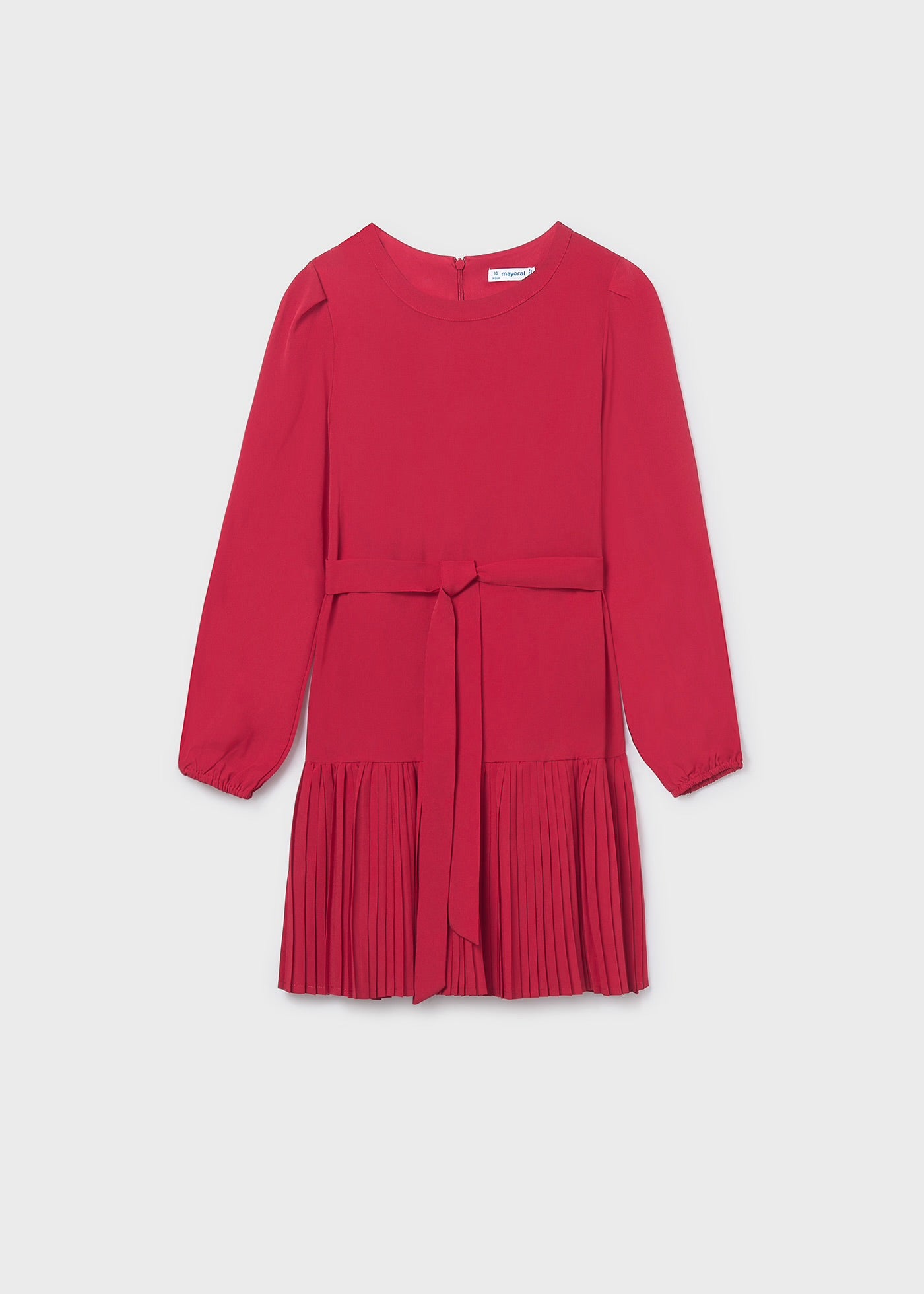 Pleated Tie Dress