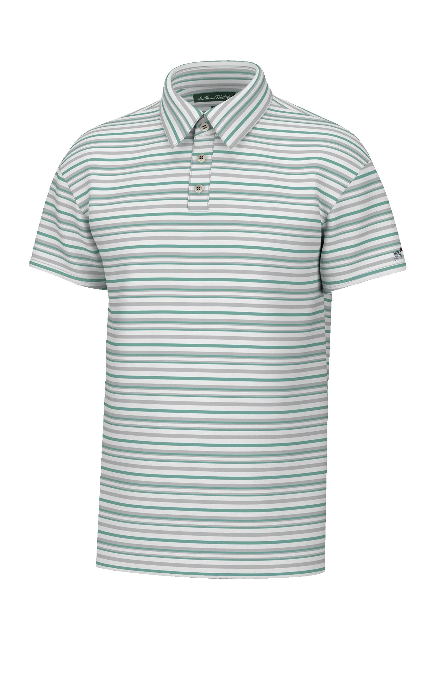 Youth Valley Stripe Performance Polo