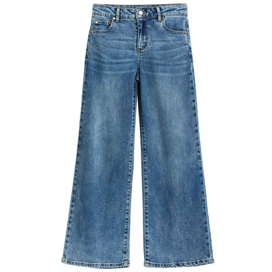 Wide Leg Jean W/ Bow Pockets