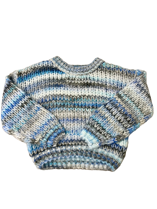 Girls Knitted Sweater - Blue