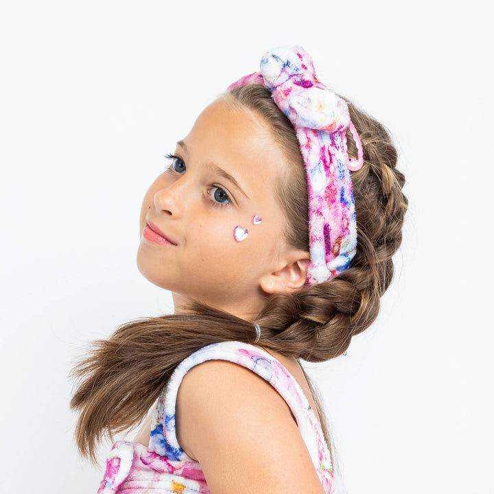 Girls Plush Pop Princess Spa Headband