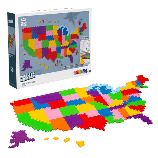 Puzzle by Number USA Map