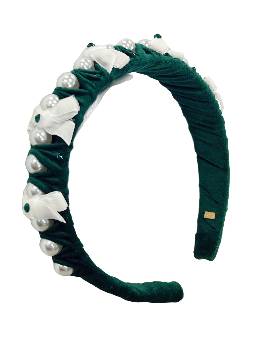 Bow &amp; Pearl Headband
