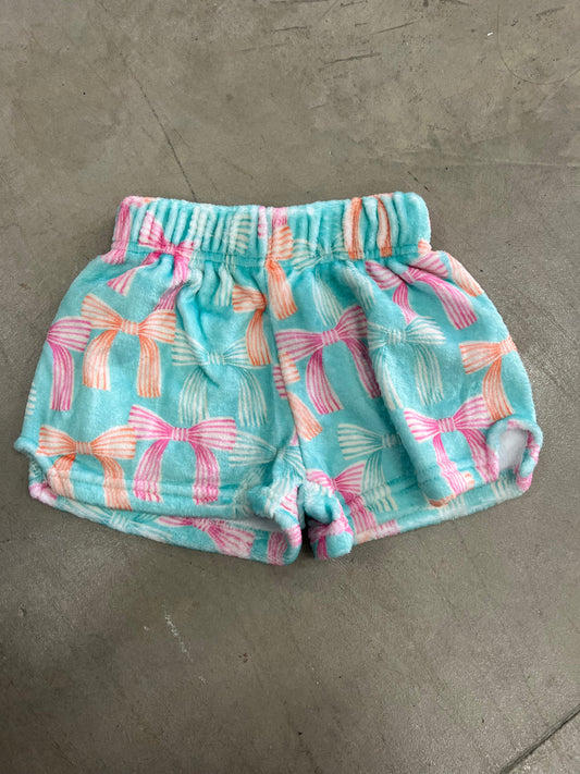 Beautiful Bows Plush Shorts