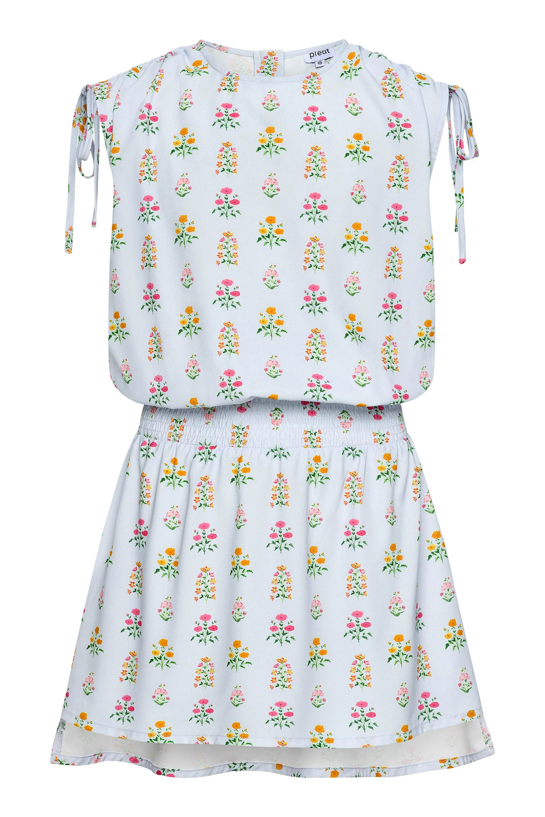 Helen Blue Floral Block Dress
