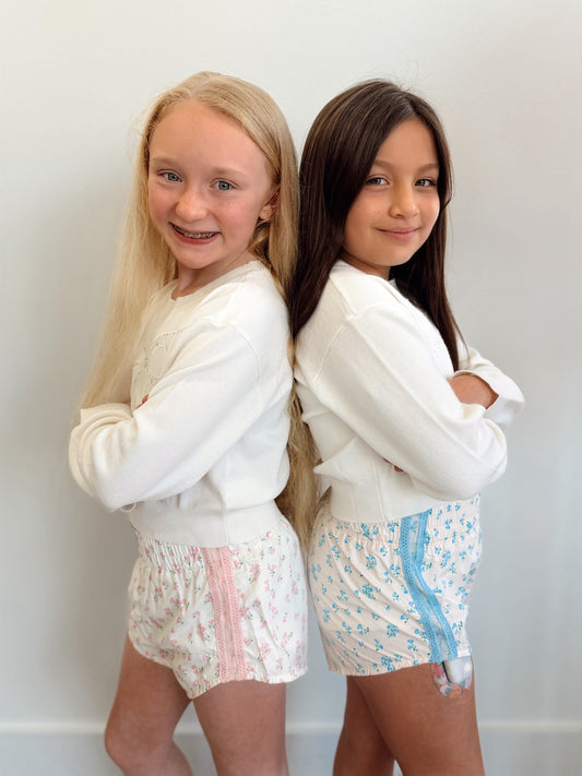 Floral Lace Sporty Shorts