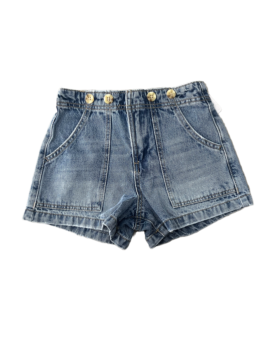 Patch Pocket Denim Shorts