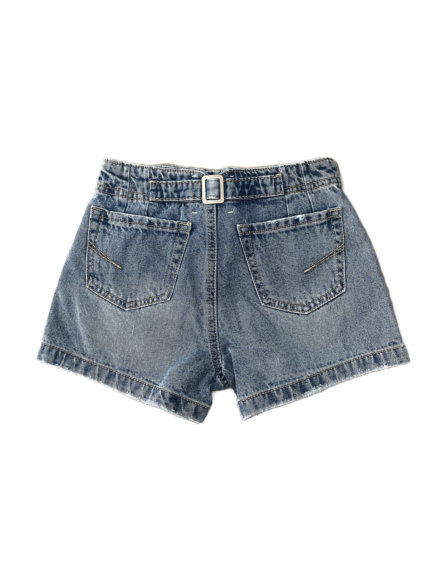Patch Pocket Denim Shorts