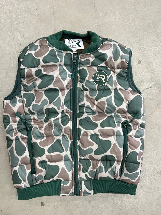 Camo Puffer Vest