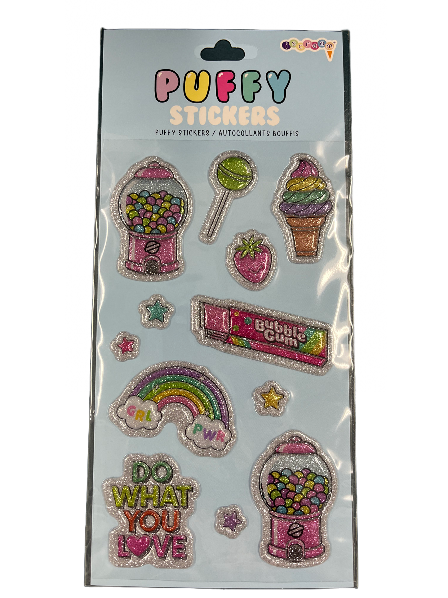 Gumball Machine Puffy Stickers