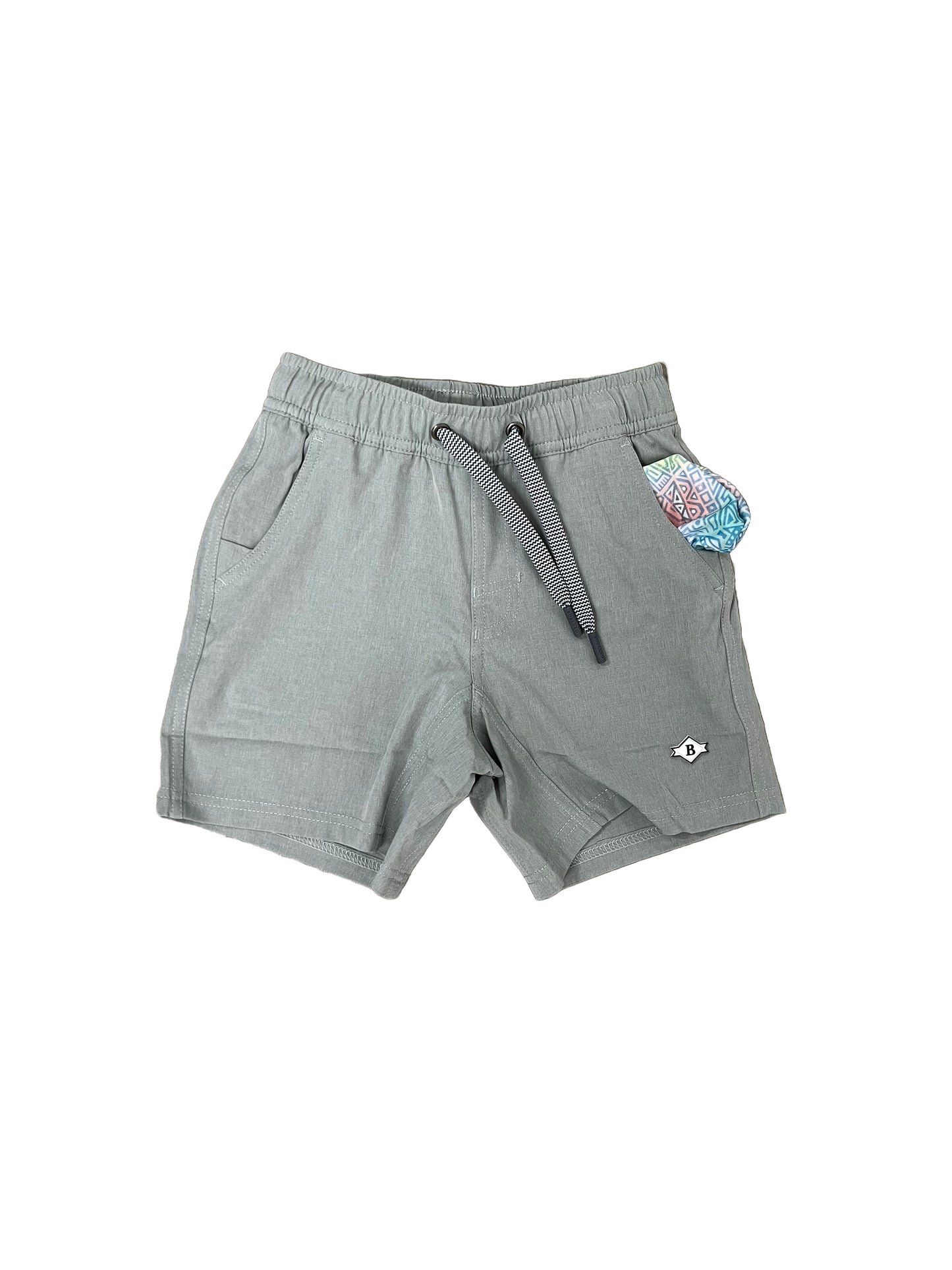 Light Grey -  Athletic Shorts