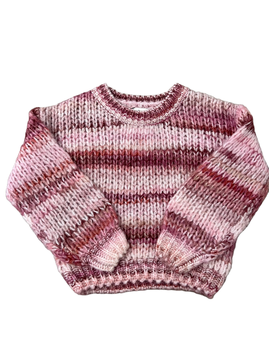 Girls Knitted Sweater - Pink