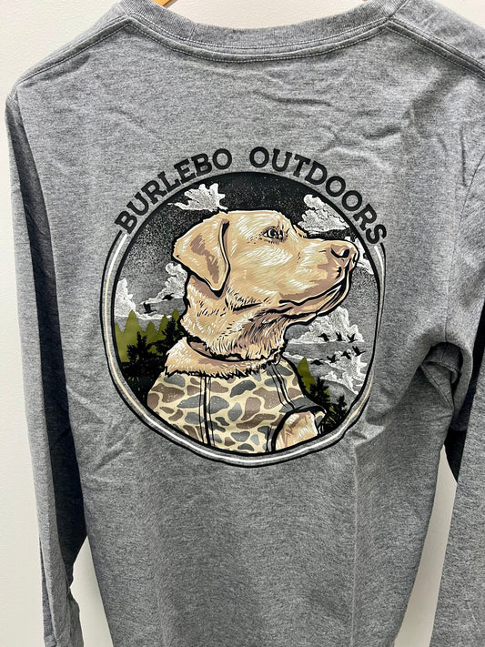 Camo Hunting Dog Tee