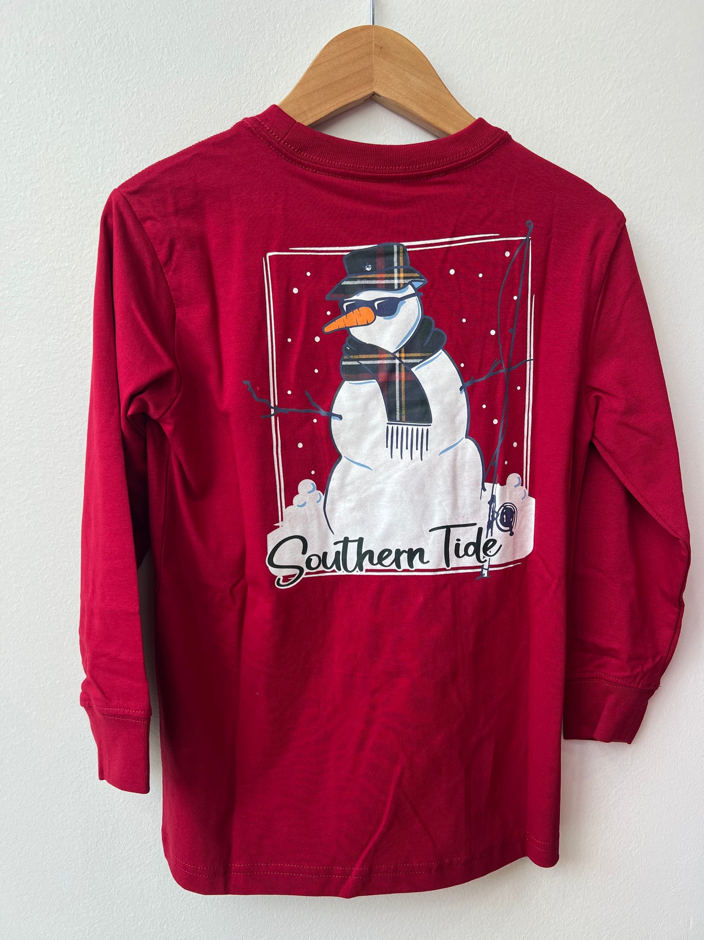 LS Snowman Tee