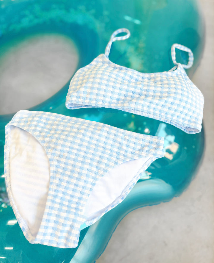 Girls Seaside Gingham Bikini